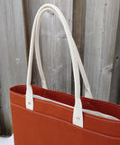 Firefly Tote in Rust and Flowers