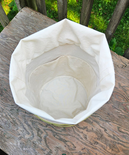Canvas Bucket in Tortoise Shell