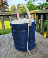 Canvas Bucket in Navy