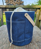 Canvas Bucket in Navy