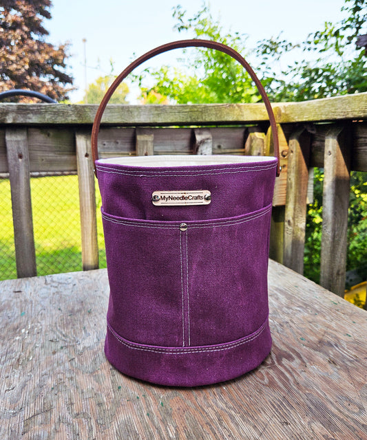 Canvas Bucket in Night Shade