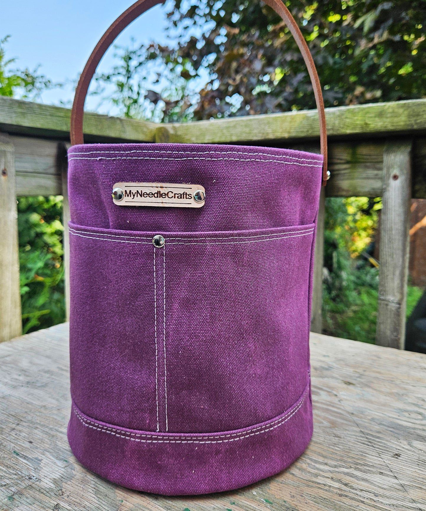 Canvas Bucket in Night Shade