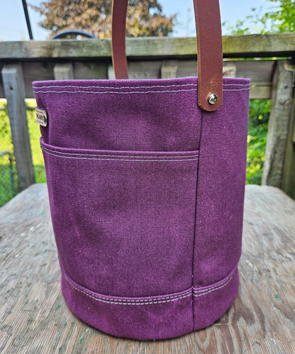 Canvas Bucket in Night Shade