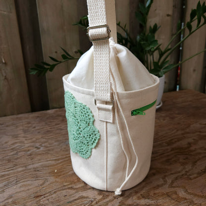 Project Bucket Bag – Crossbody Style - Green