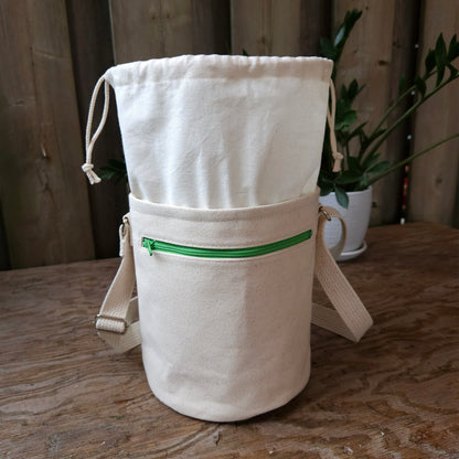 Project Bucket Bag – Crossbody Style - Green