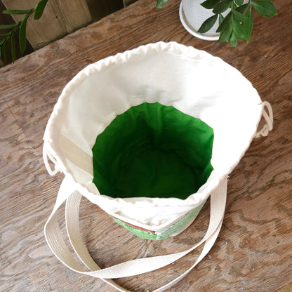 Project Bucket Bag – Crossbody Style - Green