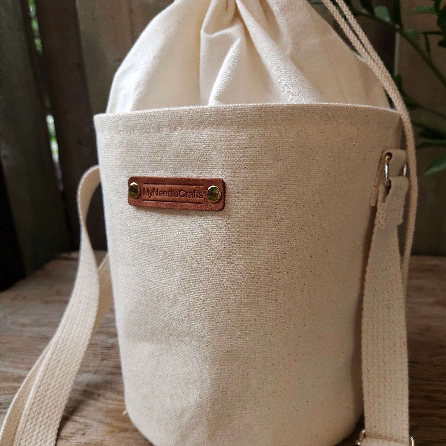 Project Bucket Bag – Crossbody Style - Natural