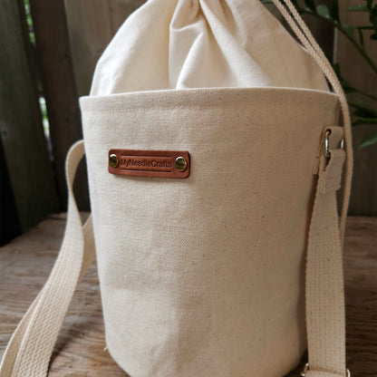 Project Bucket Bag – Crossbody Style - Natural