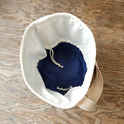 Project Bucket Bag – Crossbody Style - Blue/Soft purple