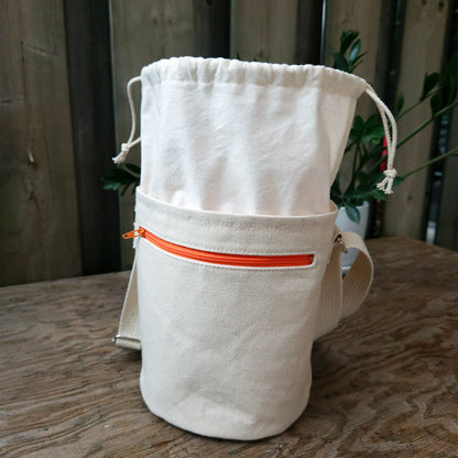 Project Bucket Bag – Crossbody Style - Tangerine