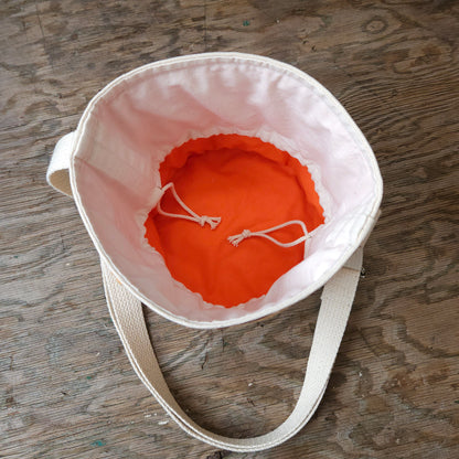 Project Bucket Bag – Crossbody Style - Tangerine