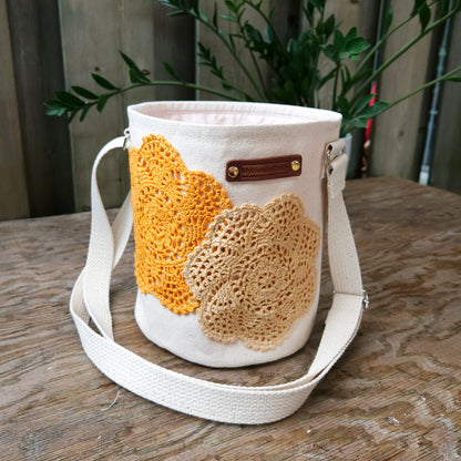 Project Bucket Bag – Crossbody Style - Tangerine