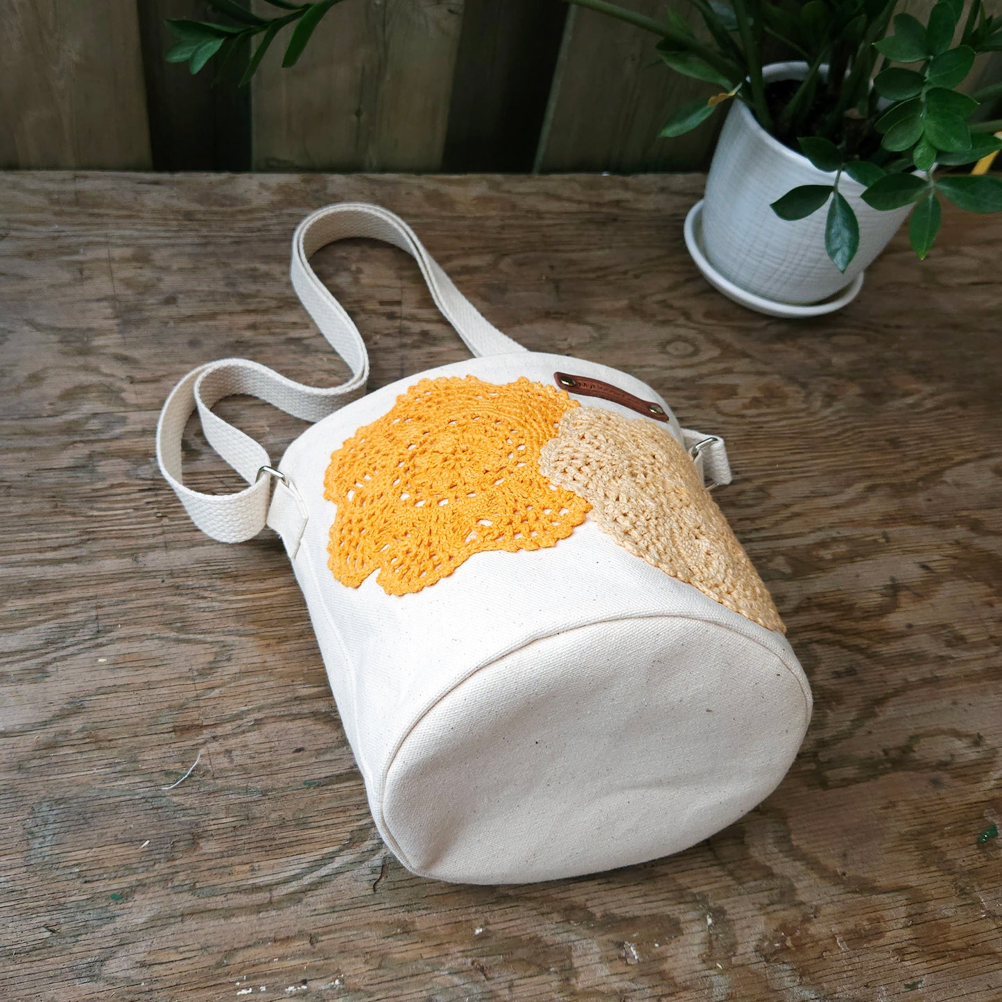 Project Bucket Bag – Crossbody Style - Tangerine