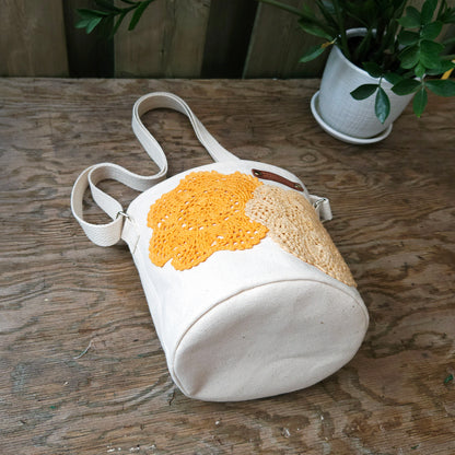 Project Bucket Bag – Crossbody Style - Tangerine