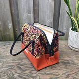 Autumn Floral Print Knit Night Bag