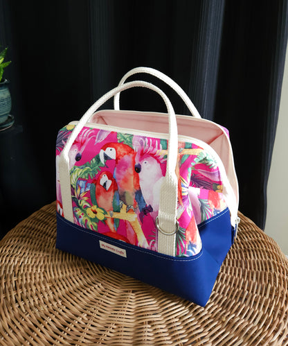 Parrot print Knit Night Project Bag