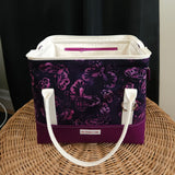 Purple Batik Butterfly Knit Night Bag