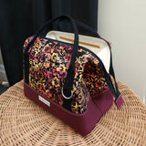 Autumn Floral Print Knit Night Bag