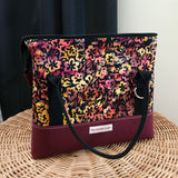 Autumn Floral Print Knit Night Bag