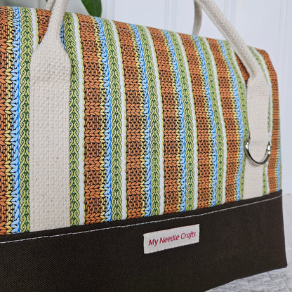Knit Stitch print Knit Night Project Bag