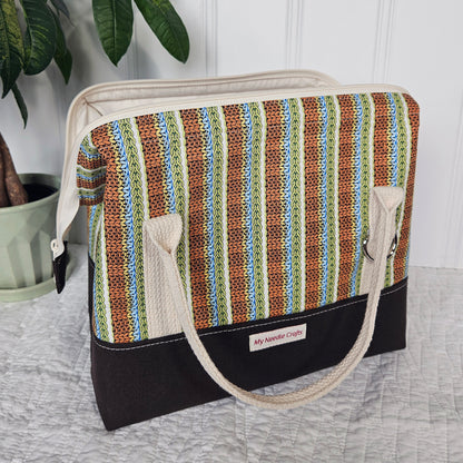 Knit Stitch print Knit Night Project Bag