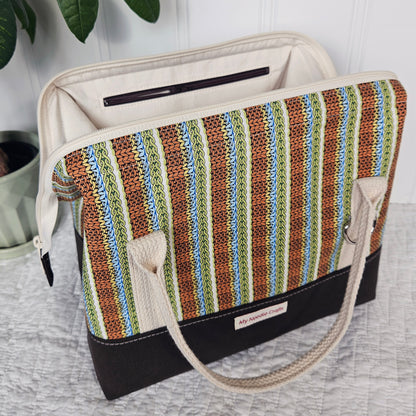 Knit Stitch print Knit Night Project Bag
