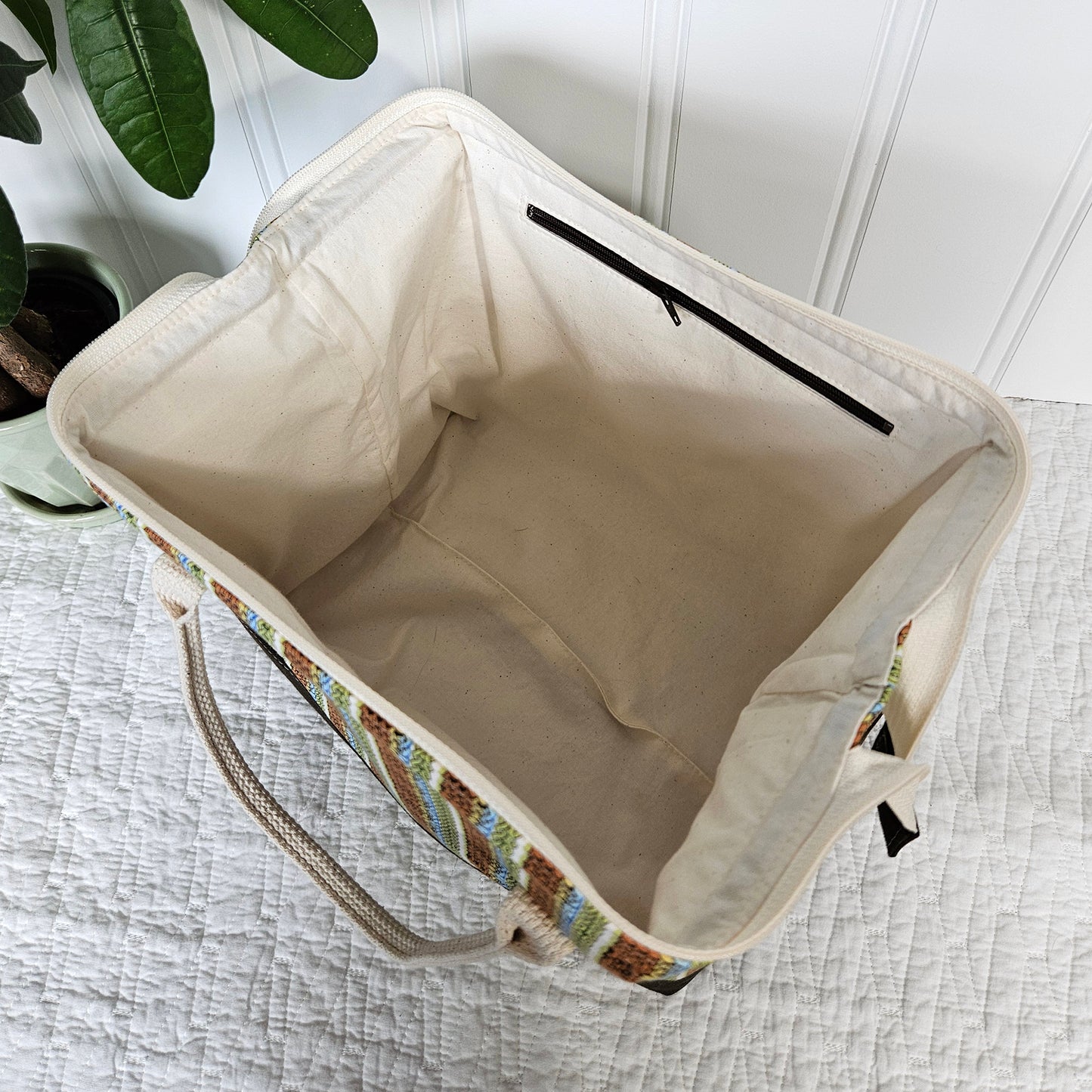 Knit Stitch print Knit Night Project Bag