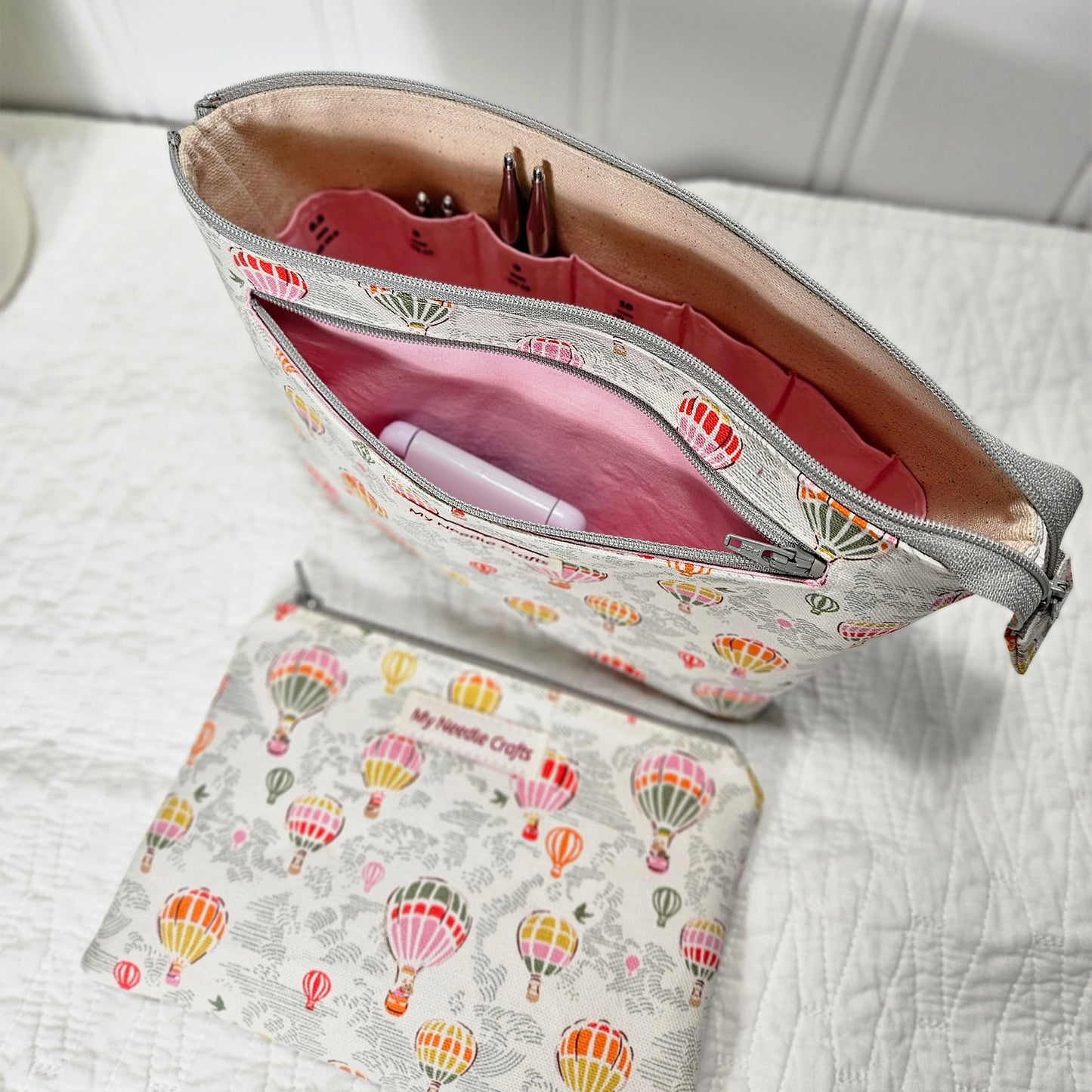 Balloon print Interchangeable Needle Organizer