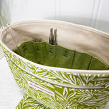 Green Leaves print Interchangeable Needle Organizer