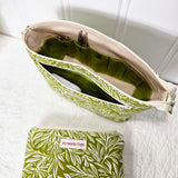 Green Leaves print Interchangeable Needle Organizer