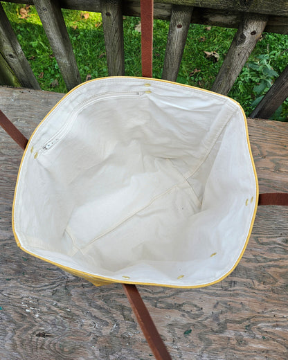 Canvas Tote in Honey Mustard
