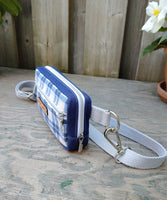 Fanny Pack / Belt Bag in Blue Plaid