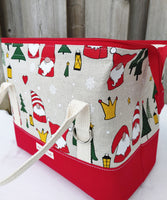Holiday Gnome Knit Night Bag