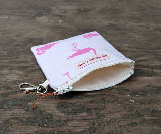 Pink Flamingo Mini Pouch