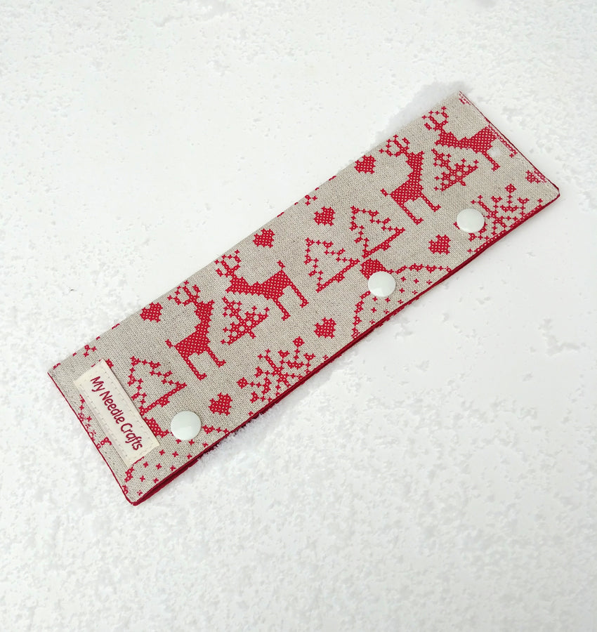 Xstitch print Needle Cozy, WIP holder