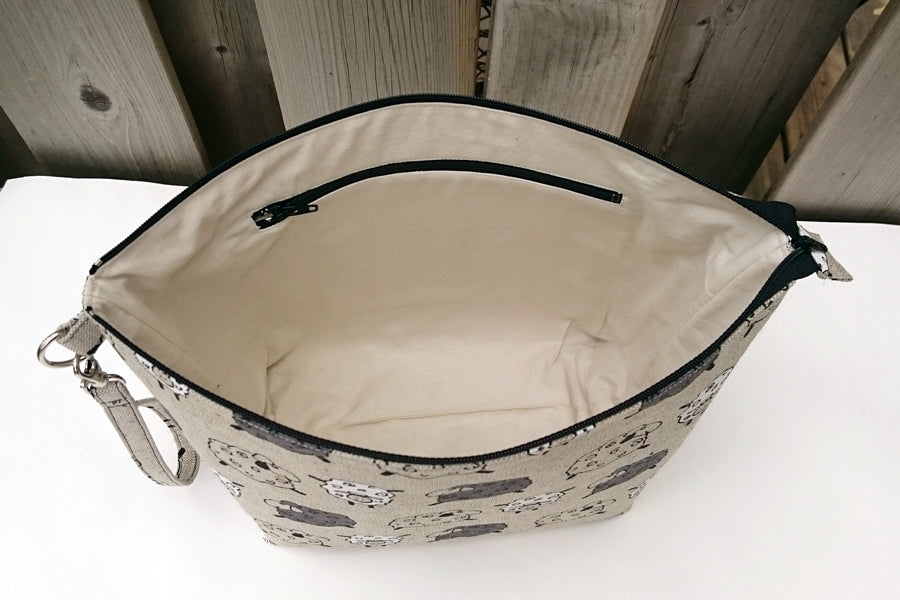 Colourful Sheep print Shawl Size Wedge Bag