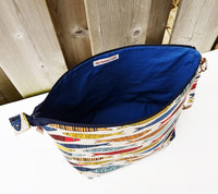 Colourful Fish print Shawl Size Wedge Bag