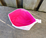 Flamingo Print Sock Size Wedge Bag