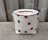 Ladybug print Shawl Size Wedge Bag