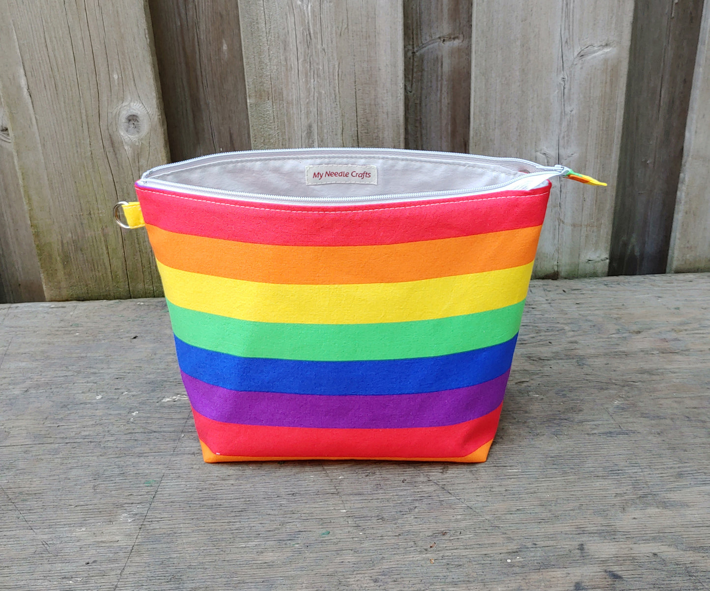 Pride Rainbow Sock Size Wedge Bag