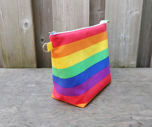 Pride Rainbow Sock Size Wedge Bag