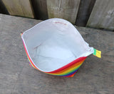 Pride Rainbow Sock Size Wedge Bag