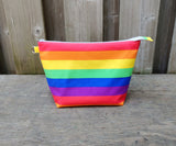 Pride Rainbow Sock Size Wedge Bag