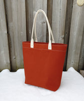Firefly Tote in Rust and Flowers