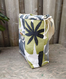 Maxine Tote in Green/Grey Floral