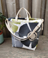 Maxine Tote in Green/Grey Floral